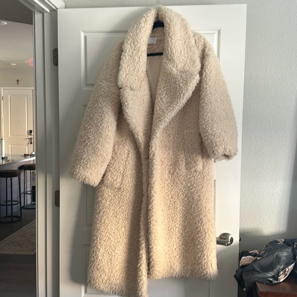 ASOS Teddy Longline Coat